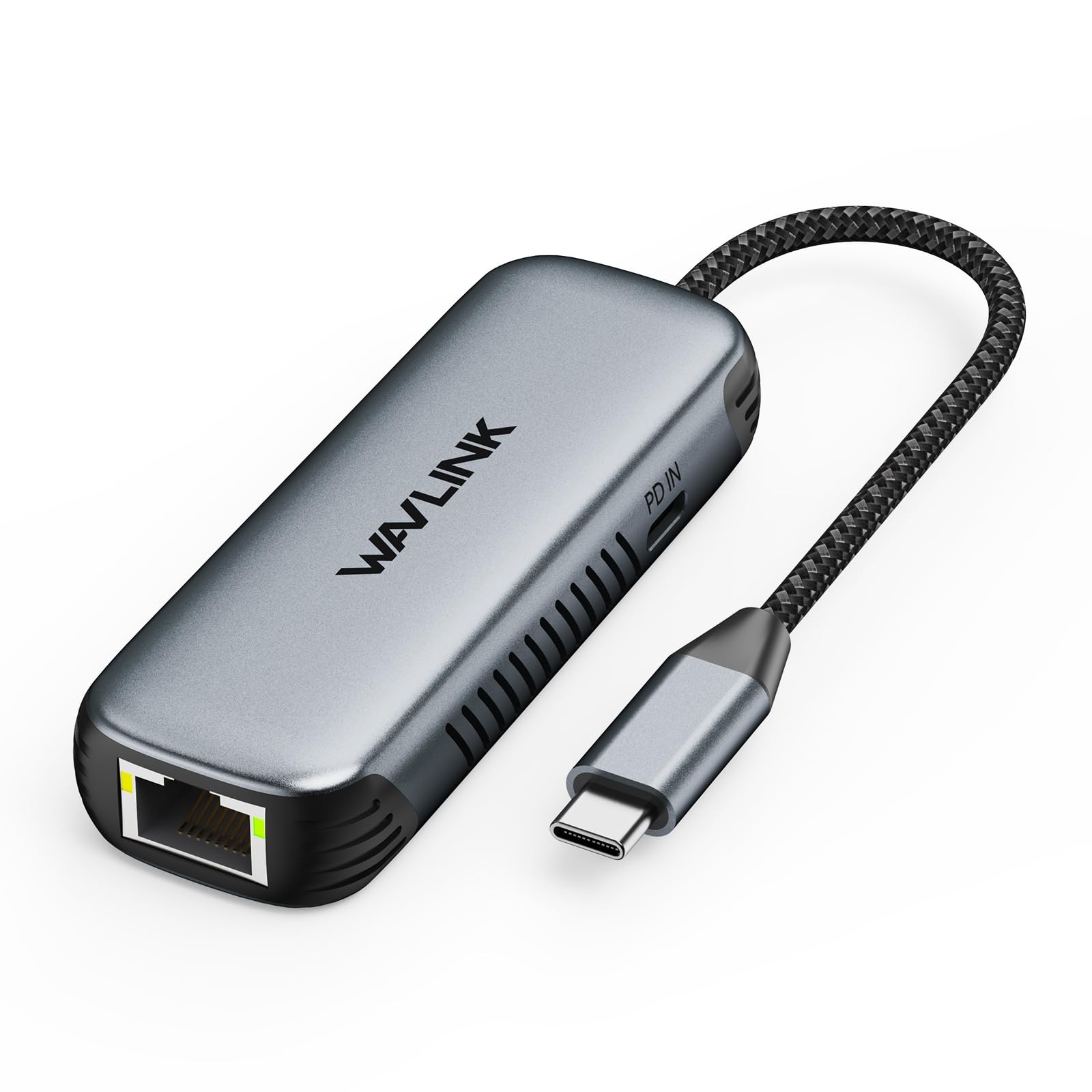 WAVLINK USB C to Ethernet Adapter with 95W PD, 5Gbps USB3.0/USB 340GD-95W PD