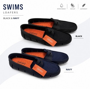 Swims Black and Orange Loafers for Men Swims Water-Resistant Braided Loafer (Large Size) | Westport  main image 4
