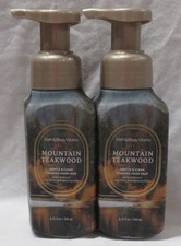 Bath  Body Works Gentle  Clean Foaming Hand Soap Lot Set 2 MOUNTAIN TEAKWOOD