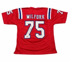 Vince Wilfork Signed Jersey New England Patriots Autographed Auto Beckett 