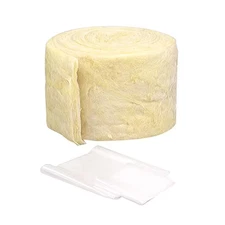 6 In. X 25 Ft. Yellow Fiberglass Pipe Wrap Insulation Weatherstrip