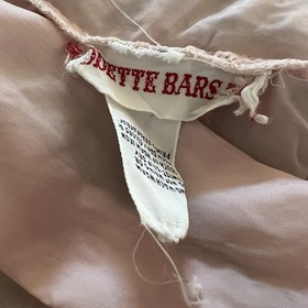 Odette Barsa Lingerie Lace Overlay Dressing Gown Robe 1950s 1940s Vintage Large