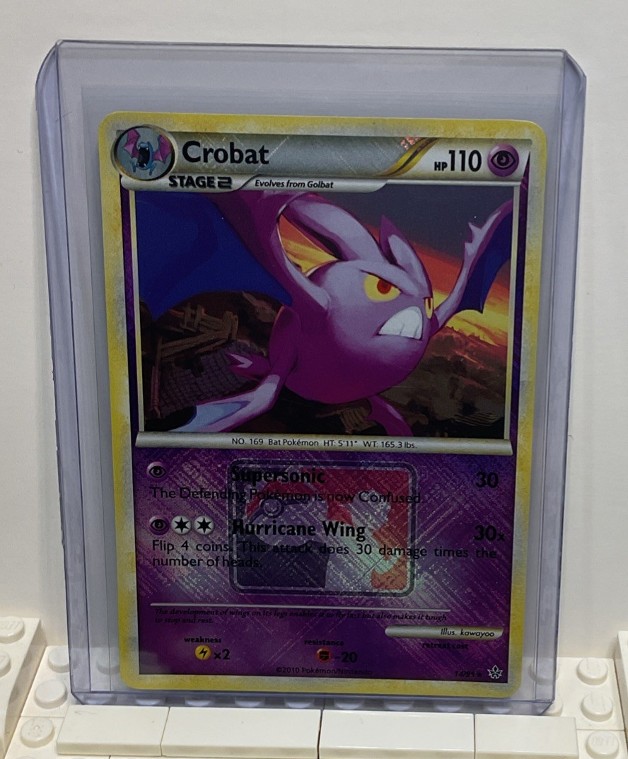 Crobat 14/95 Crosshatch Reverse Holo Pokemon League Promo Card