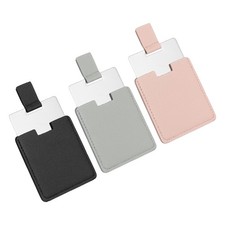 Small Pocket Mirror Travel Mirror Black/Pink/Gray 2.6 x 2.6 Inch