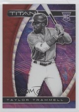 2021 Panini Chronicles Titan Ruby Wave Prizm 98/199 Taylor Trammell #20 2t9