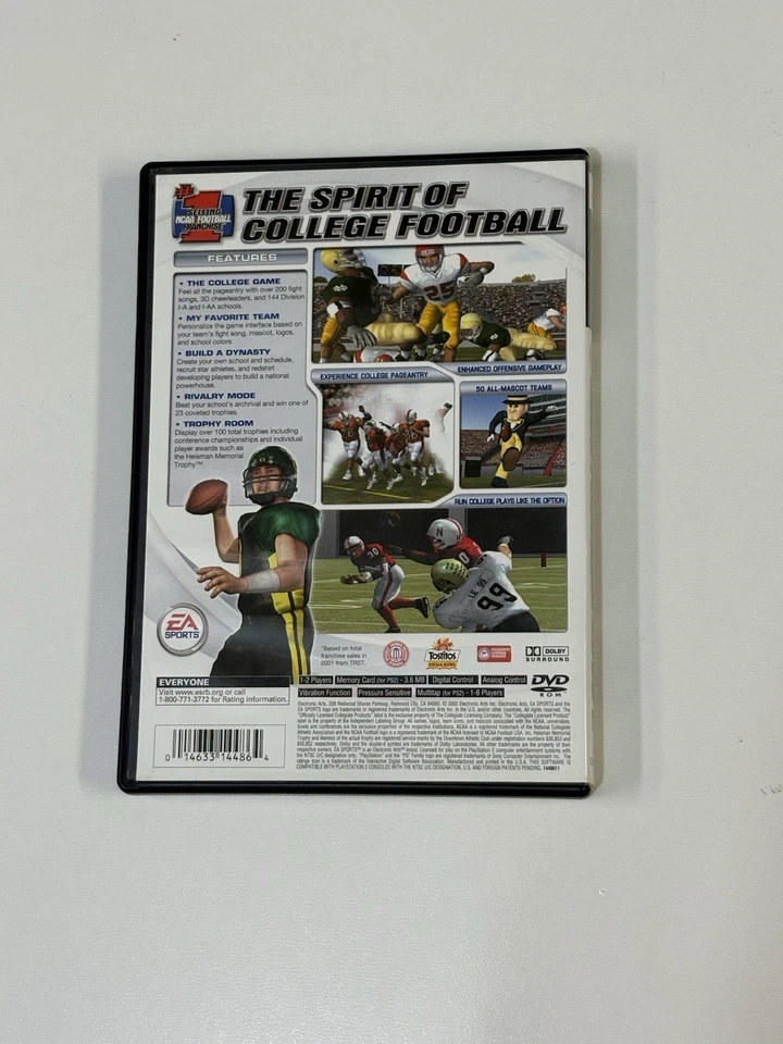 Lote PS2 NCAA Football & Madden - Probado Foto 2 de 4
