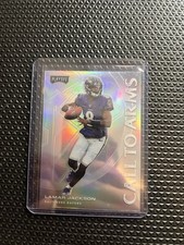 2020 Panini Playoff - Call to Arms Lamar Jackson #CA-2 Silver Prizm