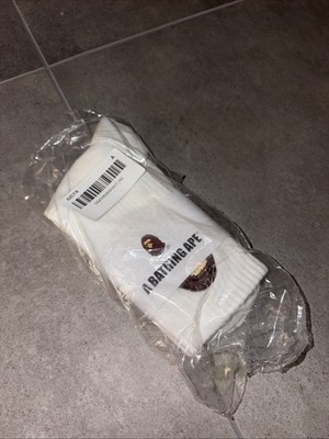 Bape Head Socken Creme