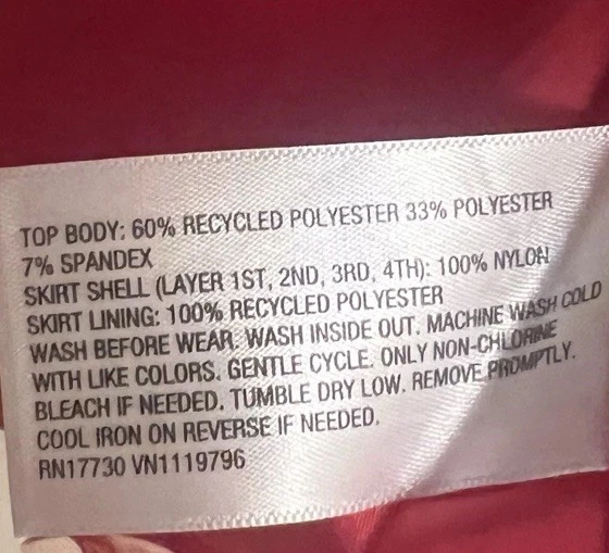 Vestido Cat & Jack Niñas Rojo Terciopelo y Tul Talla XL (14) Plus Foto 3 de 4