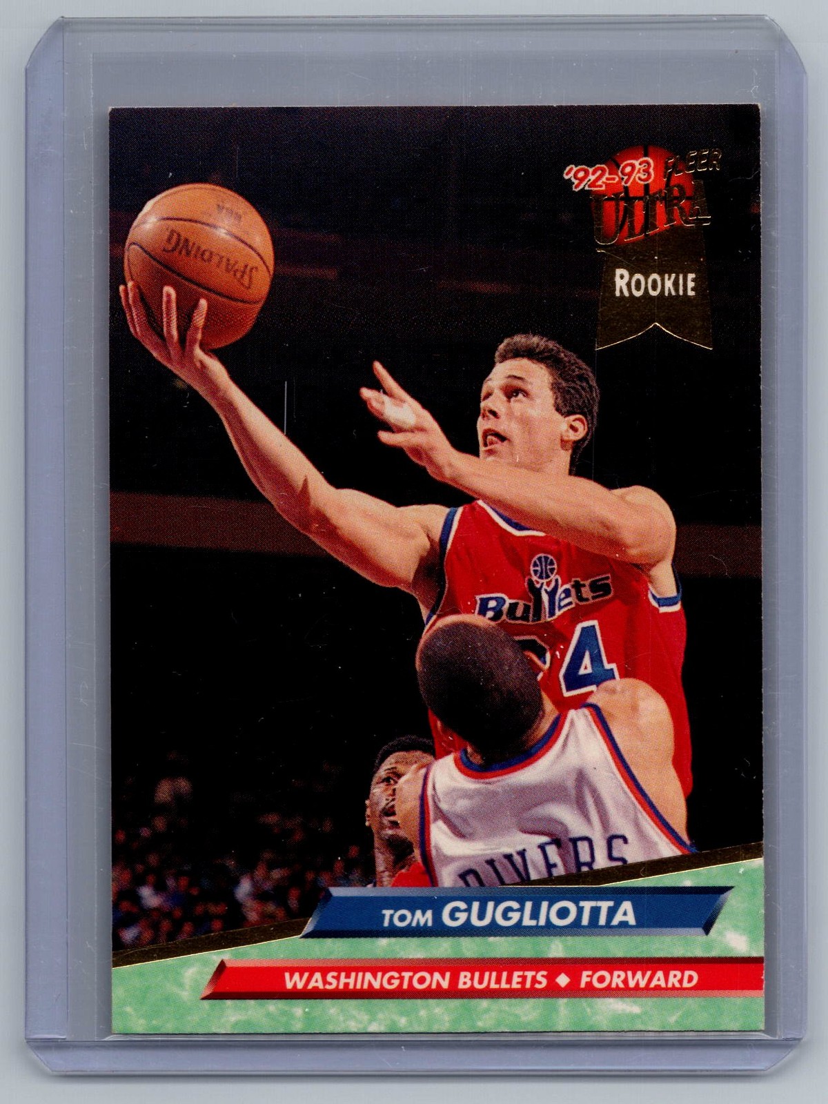 #367 Tom Gugliotta 1992-93 Ultra Washington Bullets Rookie