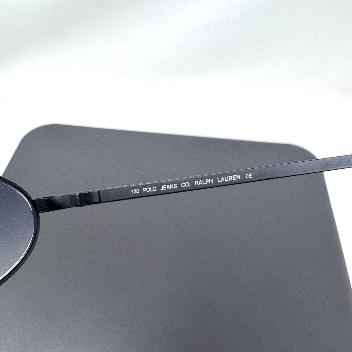 VINTAGE RALPH LAUREN POLO JEANS SIMON SUNGLASSES MADE IN ITALY 47/21 Matte Black Polo Ralph Lauren Italy POLO 3061 9038/t3 60 16 135 3p Black  main image 3