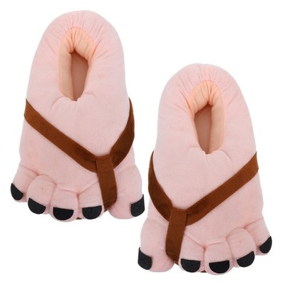 Caveman Cosplay Funny Slippers Carnival Costume Giant Feet Accessory