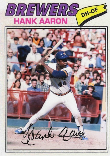HANK AARON 77D## BUY 5 GET 1 FREE ## or 30% OFF 12 OR MORE