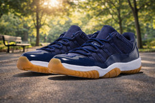 Size US 7-12 Jordan 11 Retro Low Navy Gum MEN 
