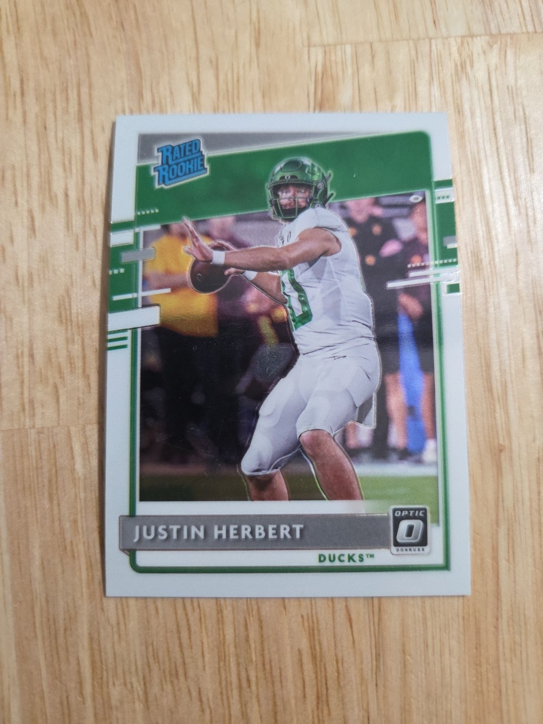 2020 Chronicles Draft Picks JUSTIN HERBERT Donruss Optic Rated Rookie #4