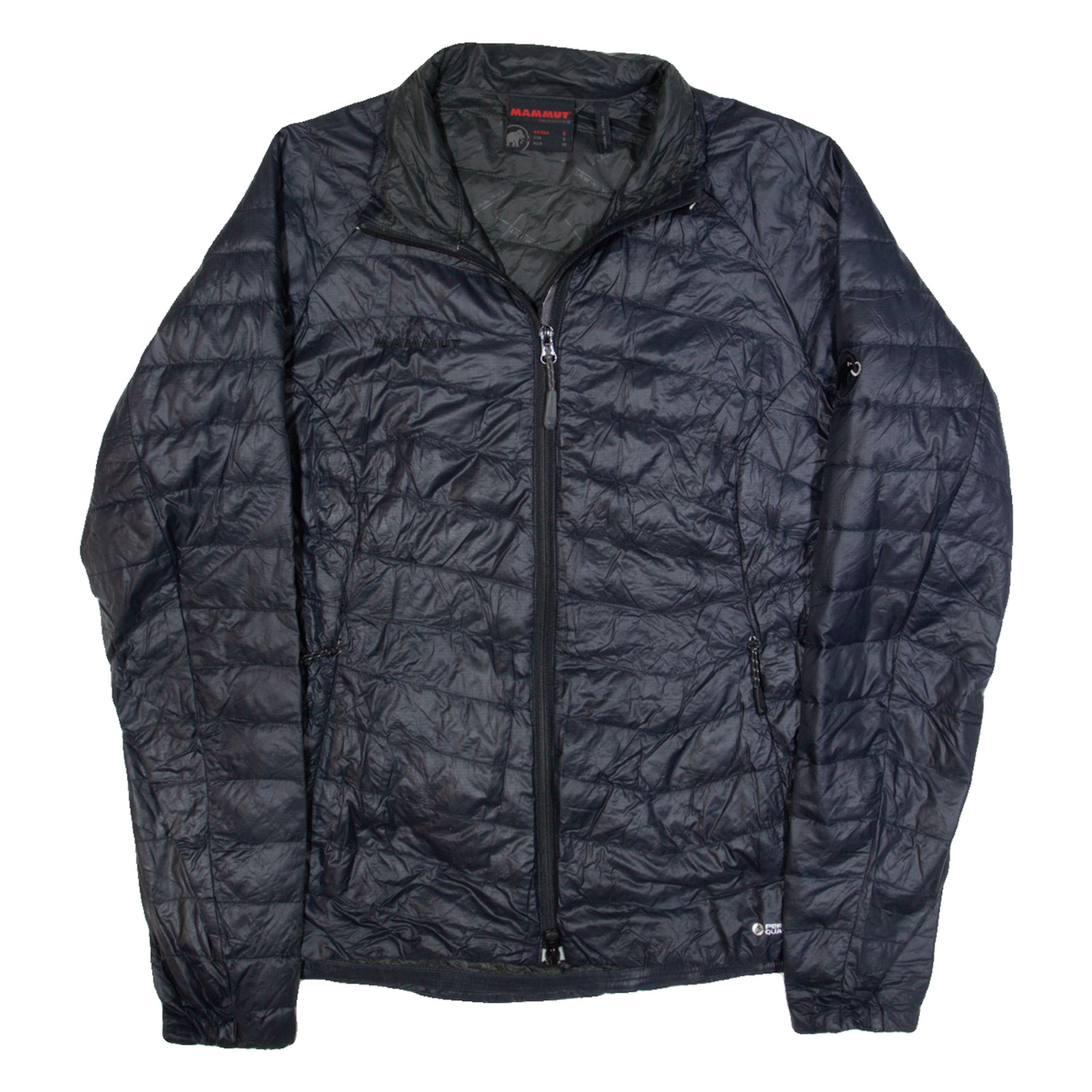 Chaqueta Puffer Ligera Aislada De Plumas Para Hombre MAMMUT Negra S