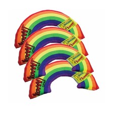 YEOWWW Catnip Rainbow 4 PACK Pure Organic Leaf and Flowertop Blend Cat Toy