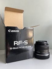 Canon RF-S 10-18mm f/4.5-6.3 IS STM Zoom Lens - Boxed