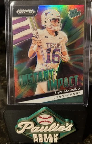 2024 Panini Prizm Draft Picks - Instant Impact Arch Manning Green Prizm (RC)