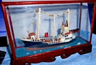 EARLY ADELAIDE STEAM SHIP COMPANY VESSEL PORT ADELAIDE MINATURE MODEL IN CASE