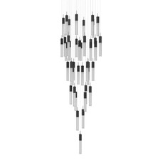 Avenue Lighting HF1903-41-BOA Boa 41 Light 35"W LED Crystal Multi - Black