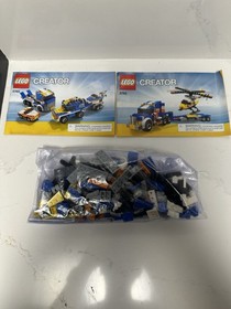 Retired LEGO 5765 Creator Transport Truck 99% Complete READ. Makes 3 Designs