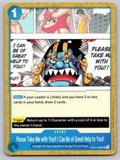 Please Take Me with You!! I Can Be of Great Help to You!! OP14-059 One Piece NM