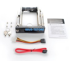 5.25 Trayless Hot Swap Mobile Rack for SATA II 3.5" Hard Drive HDD Caddy Dock