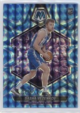 2023-24 Panini Mosaic Rookies Reactive Blue Prizm Sasha Vezenkov #236 11gl