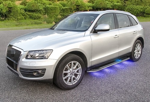 estriberas aptas para Ford Explorer 2020-2025 barras Nerf de escalón lateral con luz - Imagen 5 de 8