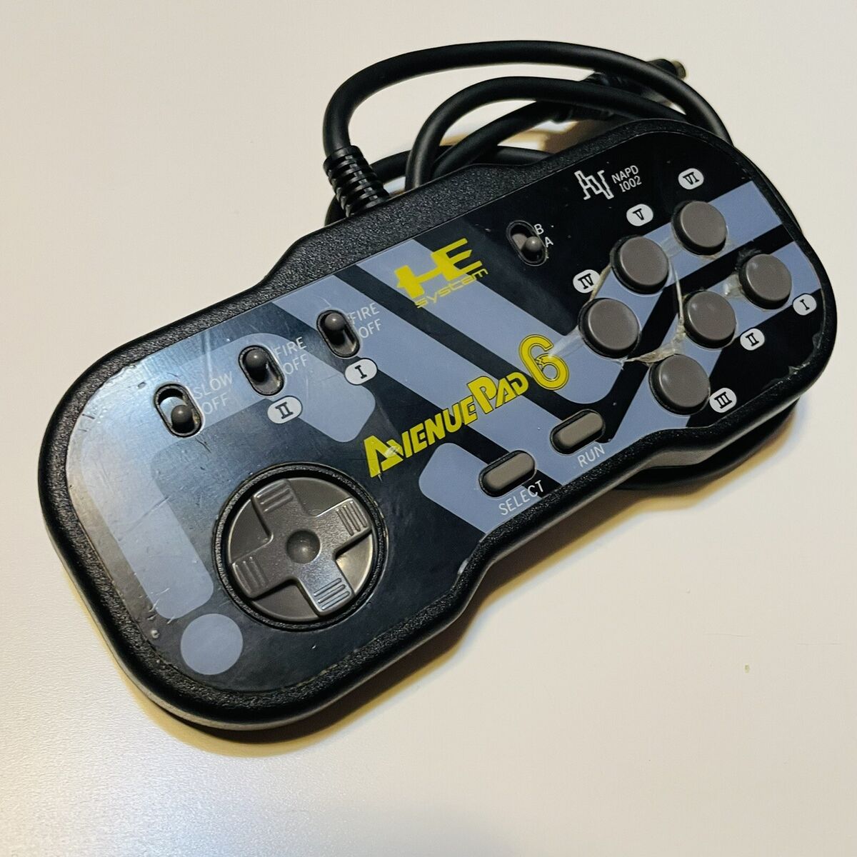 Set of 2】 PC Engine 6 button Controller Avenue Pad 6 PCE HE Set of 2】 PC Engine 6 button Controller Avenue Pad 6 PCE HE
