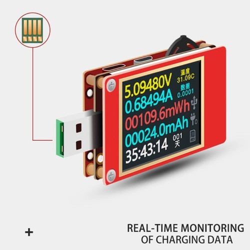 KT002 USB3.0 Power Meter Voltage Tester Multimeter 0.8inch LCD Screen Display - Picture 6 of 8