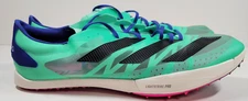 Adidas Adizero Ambition Unisex Spikes Cleats Mens Size 14 Green Blue Running