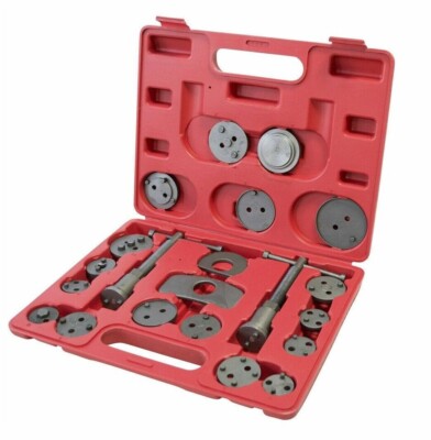 Amtech 21pc Brake Caliper Piston Rewind Kit - Universal Brake Disc Removal Kit