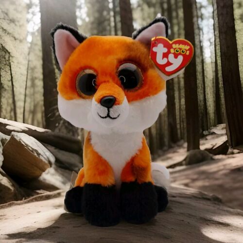 TY Beanie Boos PADOW the Fox (Ojos Brillantes) Tamaño Regular 6 pulgadas MWMTs Boo - Imagen 2 de 13