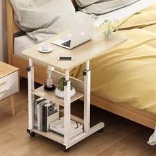 Mobile Laptop Table Adjustable Height Notebook Desk Sofa Bed Tray Computer Stand