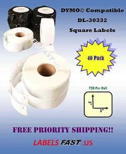 Internet Postage Stamps 40 Rolls Dymo® Compatible Barcode Adhesive Labels 30332 