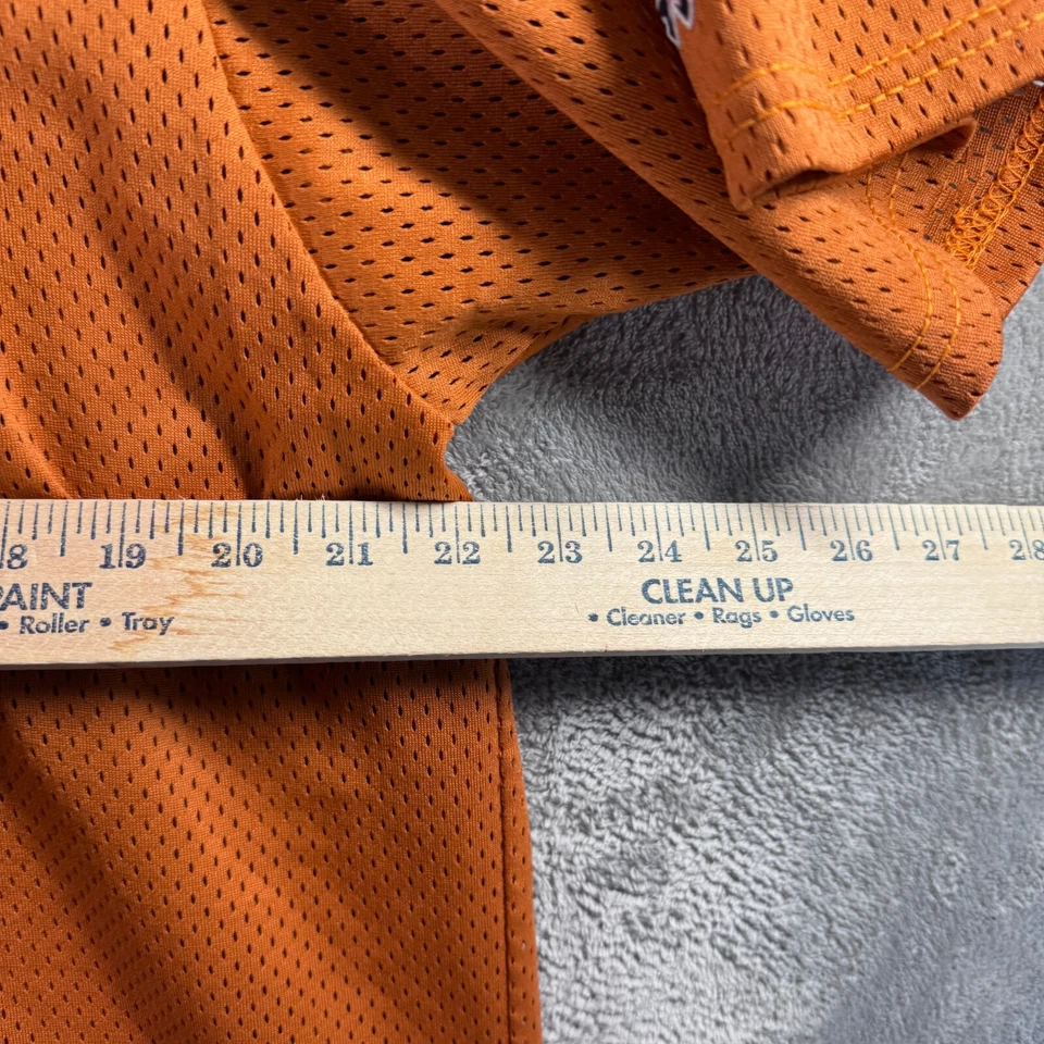 Camiseta deportiva de béisbol Alleson para hombre grande L naranja categoría 5 #3 manga corta Foto 3 de 4