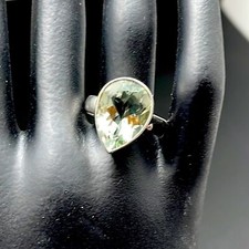 Nwt Green Amethyst Gemstone Ring