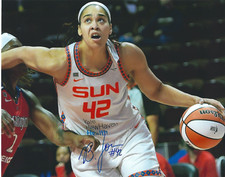 BRIONNA JONES Signed 8 x 10 Photo WNBA Basketball CONNECTICUT SUN Free Shipping