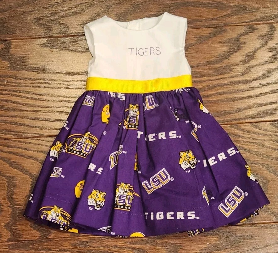 LSU Tigers - 18 Inch Doll Dress (Handmade) | eBay LSU Tigers - 18 Inch Doll Dress (Handmade) | eBay