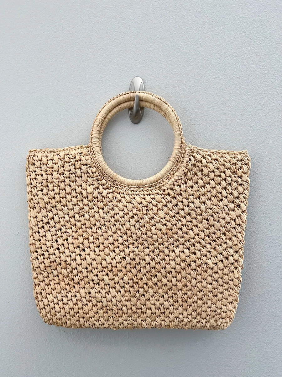 Buji Baja By Hat Attack Raffia Handbag Very Good Condition