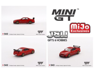 Mini GT Nissan GT-R Tommykaira R RZ Edition Red MGT00543 1/64 | eBay
