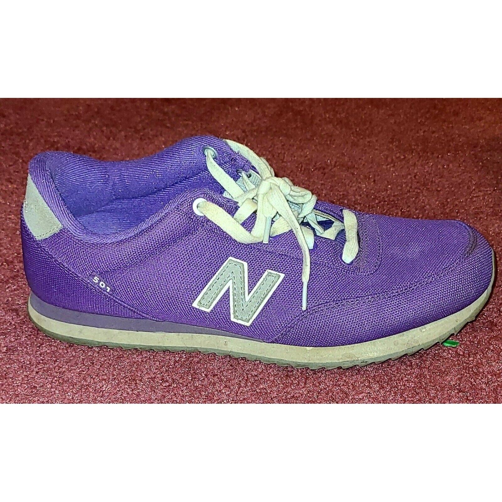 Men's Shoes Sz. 7 New Balance 501 Purple Lace Up Athletic Sneakers.