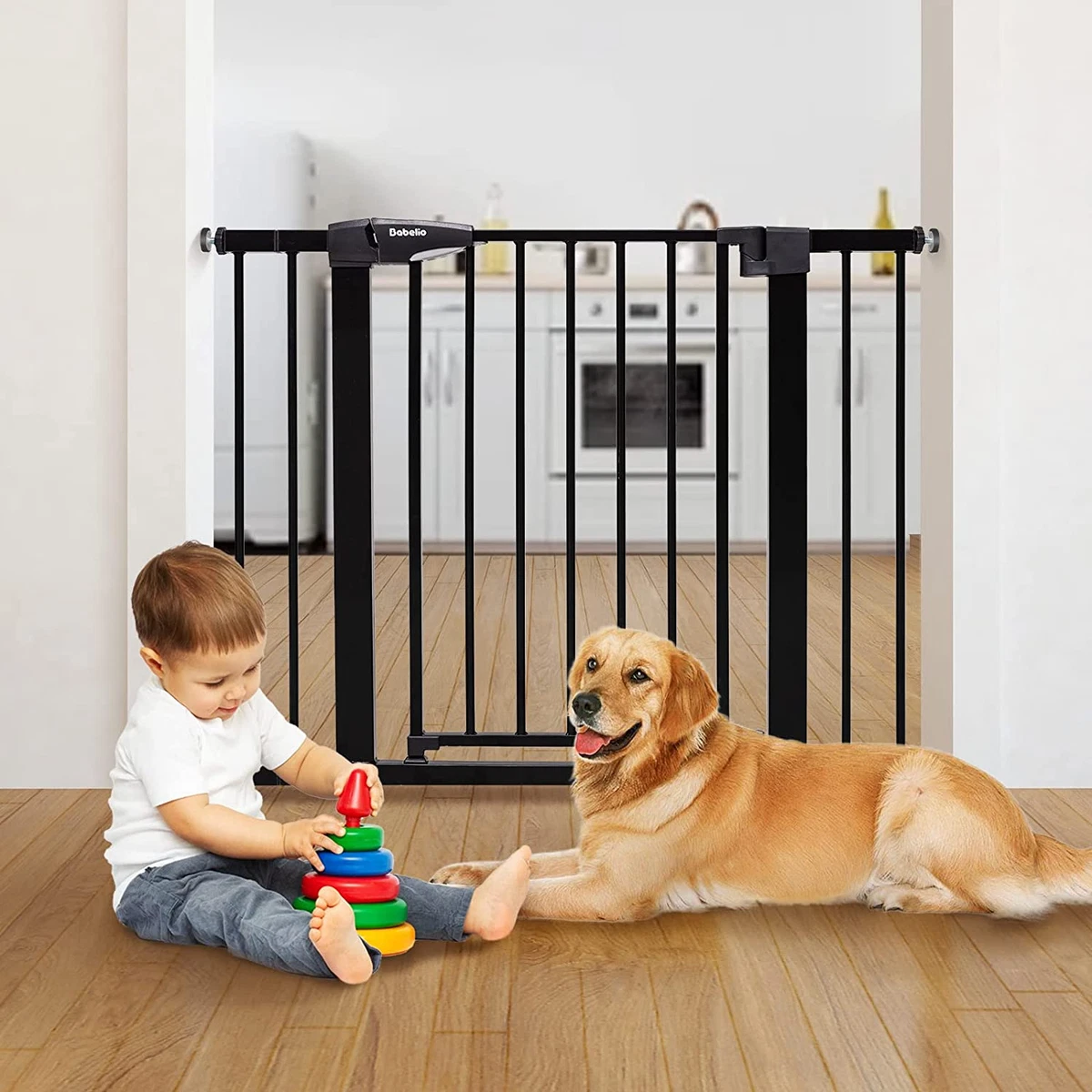 26 40 Inch Easy Install Extra Wide Pressure Mounted Metal Baby