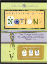 DESIGNING WITH NOTIONS-SCRAPBOOKING-CARDMAKING-BUTTONS-CHARMS-CRAFTS-PHOTOS-