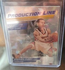 2010 Donruss Stephen Curry Production Line Cracked Ice Rack Pack #54