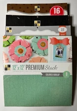 DCWV 12 x 12 Specialty Paper Pads Multiple Variations Available-You Choose