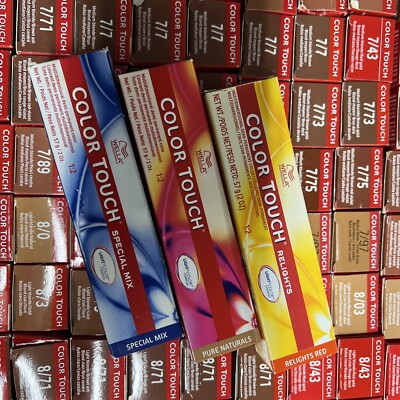 WELLA Professionals Color Touch Demi-Permanent Hair Color NIB 2 oz - Your Choice