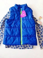 15 NWT Girl's Puffer Vest and Shirt by Grane, Size Small